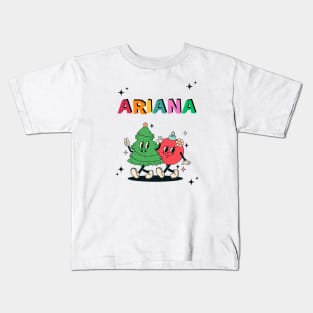 Ariana Custom Request Personalized - Christmas Tree Kids T-Shirt